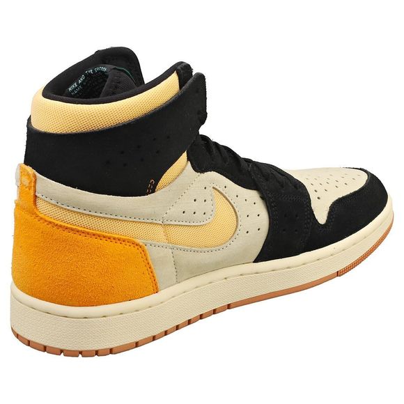 JORDAN MEN'S AIR 1 ZOOM CMFT 2 MUSLIN/CELESTIAL GOLD BLACK (DV1307 100) - 1